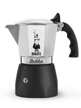 Bialetti Brikka Moka Pot Stovetop Espresso Maker – Crema-Rich Italian Coffee Mak